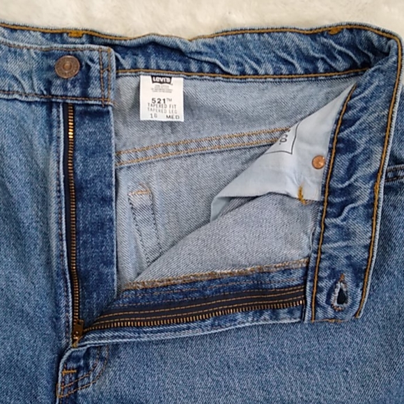 Levi's 521 Jeans size 18 Tapered Fit - Picture 5 of 10